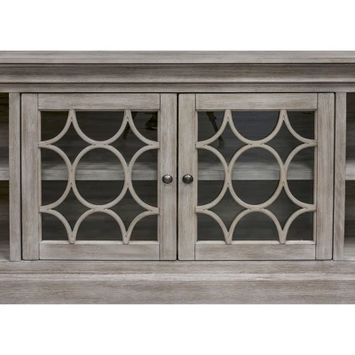 80" Rustic Two Door Tv Console Fully Assembled For Tvs Up To 80"- Martin Furniture 5 80" Rustic Two Door Tv Console Fully Assembled For Tvs Up To 80"- Martin Furniture - Image 3