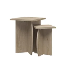 Set Of 2 Voler Nesting End Tables Light Oak - Novogratz -Lush Living Store GUEST f6453314 5984 4e42 aea4 d45f166eb459