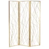 Glam Metal Geometric Room Divider Screen Gold - Olivia & May -Lush Living Store GUEST f67dd3ec 9fe1 4e56 aefe f03428bf9917