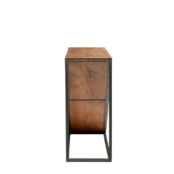 Modern Triangular Console Table Brown - Olivia & May -Lush Living Store GUEST f68573d1 3c6d 4f1a afb3 b04908530dd2