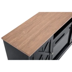 Electric Fireplace And TV Stand For TVs Up To 60" Gray - Home Essentials -Lush Living Store GUEST f699610a e633 4011 9030 1adfa72fb244