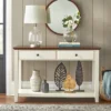 Charleston Sofa Table Off White/Chestnut - Buylateral -Lush Living Store GUEST f6d72a69 9cf3 45da b54b 21816d77dff3