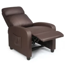 Recliner Massage Chair, Ergonomic Adjustable Single Sofa With Padded Seat BlackBrownGray -Lush Living Store GUEST f6eb488c c77b 4faa bcab b09074963f4d