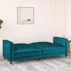 Eliza Pin Tufted Futon - Room & Joy -Lush Living Store GUEST f7640043 f48c 471f 89af 72cd58330ff3