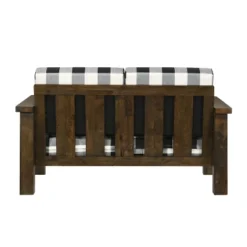 Jovie Gingham Rustic Loveseat - HOMES: Inside + Out 11 Jovie Gingham Rustic Loveseat - HOMES: Inside + Out -Lush Living Store GUEST f773bcaf 574a 4e27 96b6 3bc9f78da4e4