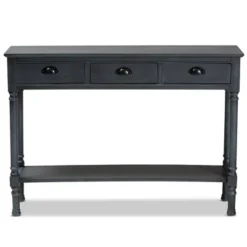 Garvey Wood 3 Drawer Entryway Console Table - Baxton Studio -Lush Living Store GUEST f7a852fa 1238 4685 9bb1 56767d96c4b4