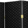 7 Ft. Tall Woven Fiber Room Divider - Black (6 Panels) -Lush Living Store GUEST f7ae9b0c 0b16 4b1d 98f7 c5eb8eb4a051