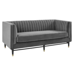 Devote Channel Tufted Performance Velvet Loveseat - Modway -Lush Living Store GUEST f7c46ade a3a6 4dbb 9eba 426d98d5a7c4