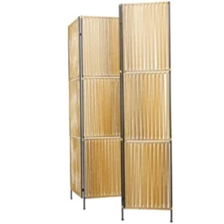 Natural Rattan Room Divider Screen Light Brown - Novogratz -Lush Living Store GUEST f817758b bd31 4038 ab0c 6dbb1849d6c7