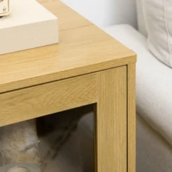 HOMCOM Small Storage Cabinet, Living Room Sideboard Cabinet With Double Glass Doors And Metal Legs For Dining Room Storage, Oak 10 HOMCOM Small Storage Cabinet, Living Room Sideboard Cabinet With Double Glass Doors And Metal Legs For Dining Room Storage, Oak -Lush Living Store GUEST f86f6d59 b3c2 4ff0 a2b4 bc06dae6c6d1