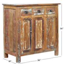 Rustic Wood Cabinet Chestnut Brown - Olivia & May -Lush Living Store GUEST f89dbb47 b0f9 4739 bd04 5170c6528986