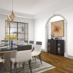 Glam Mirror And Wood Storage Cabinet Black - Olivia & May -Lush Living Store GUEST f89fbc3d cf4f 4b3a b7fb 71a1c2db0a2e