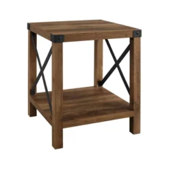 Sophie Rustic Industrial X Frame Side Table - Saracina Home -Lush Living Store GUEST f915e628 130c 4cb9 b6c1 9e1deeb835fb