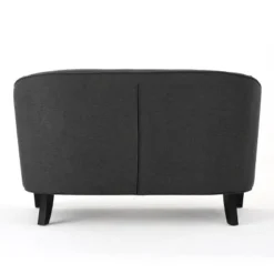 Justine Loveseat Dark Gray - Christopher Knight Home -Lush Living Store GUEST fa07c13e a209 47f8 bed0 f8909f670459