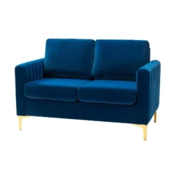 Cephisus 52.4" Contemporary Loveseat For Living Room And Bedroom Comfy Velvet 2-Seater Sofa With Metal Legs | KARAT HOME 27 Cephisus 52.4" Contemporary Loveseat For Living Room And Bedroom Comfy Velvet 2-Seater Sofa With Metal Legs | KARAT HOME -Lush Living Store GUEST fa5ca322 b065 444d bf30 393beffe5c82