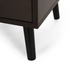 Doerun Mid-Century Modern Storage TV Stand For TVs Up To 48" Dark Gray/Black - Christopher Knight Home -Lush Living Store GUEST fa6133ff 9d9d 44ca 8101 b6b9b04a1386