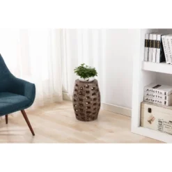 18" Hampton Side Table Weathered - Boraam 24 18" Hampton Side Table Weathered - Boraam -Lush Living Store GUEST fadb5872 fb24 4e04 8b6e 4cffae0e4026