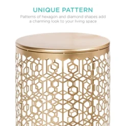 Best Choice Products Set Of 2 Decorative Nesting Round Patterned Accent Side Coffee End Table Nightstands -Lush Living Store GUEST fbd7bd9e 8dbf 4711 99b0 dff4268fd14a