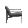 Sauder Boulevard Café Metal Lounge Chair Charcoal Gray -Lush Living Store GUEST fbdf8510 71eb 4424 b4b2 a7c47a3a645c