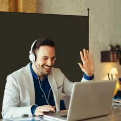 Costway Single Panel Room Divider Privacy Partition Screen For Office Home Black/Beige -Lush Living Store GUEST fc0ed30a 64c1 42a5 9ebd 3c719ae58847