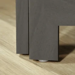 HOMCOM 4 Panel 67" Tall Wood Privacy Screen Room Divider With 3 Display Shelves, And Folding Storage For Bedroom Or Home Office, Gray -Lush Living Store GUEST fc2d8087 6101 4828 a64e 88210ee6f414