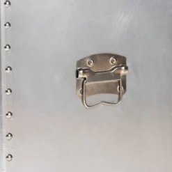 Serge Metal 1 Door Accent Storage Cabinet Silver - Baxton Studio -Lush Living Store GUEST fc57bc2c bbbd 466b bb04 d5413cda5f08