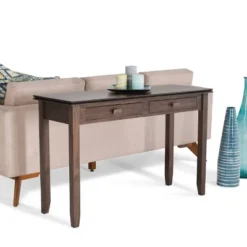 46" Medium Stratford Solid Wood Console Sofa Table - Wyndenhall