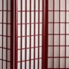 5 Ft. Tall Window Pane Shoji Screen - Rosewood (3 Panels) -Lush Living Store GUEST fc93c140 e7b3 4d70 b5a2 da395e88ac08