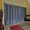 Room Dividers Now Hanging Room Divider Kit - Large A, 8ft Tall X 9ft - 14ft Wide, Slate Gray (With Curtains) -Lush Living Store GUEST fc9ff05f a623 4c26 83cf 25c7b6b5867f