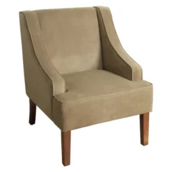 Velvet Swoop Armchair - HomePop -Lush Living Store GUEST fd5e0991 c987 44e3 b24e d20c19d8fc56