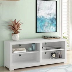 58" Modern Style TV Stand For TVs Up To 65" White - Festivo 11 58" Modern Style TV Stand For TVs Up To 65" White - Festivo -Lush Living Store GUEST fd7ff49e 3735 4e02 9af0 3e6e37dfb0f1