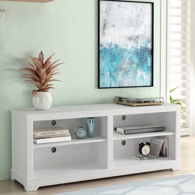 58" Modern Style TV Stand For TVs Up To 65" White - Festivo 7 58" Modern Style TV Stand For TVs Up To 65" White - Festivo - Image 5