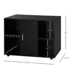 Vinsetto Multipurpose Filing Cabinet Printer Stand With An Interior Cabinet, 2 Shelves, & Printers/Scanner Area 14 Vinsetto Multipurpose Filing Cabinet Printer Stand With An Interior Cabinet, 2 Shelves, & Printers/Scanner Area -Lush Living Store GUEST fd9524a8 9da6 4b78 8b41 fca7290b2d21