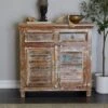 Rustic Wood Cabinet Walnut Brown - Olivia & May -Lush Living Store GUEST fea54633 9396 476d 8b60 3498208e1ec7