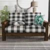 Jovie Gingham Rustic Loveseat - HOMES: Inside + Out -Lush Living Store GUEST fead4da2 15b5 433c 93d7 058e1d0967b2