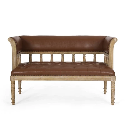 Loyning Traditional Upholstered Tufted Loveseat - Christopher Knight Home 12 Loyning Traditional Upholstered Tufted Loveseat - Christopher Knight Home - Image 10