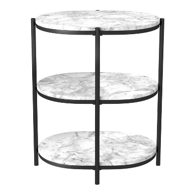 Crail Faux Marble Top Side Table - MiBasics 9 Crail Faux Marble Top Side Table - MiBasics - Image 7
