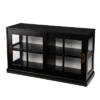 Santales Curio Cabinet Black/White - Aiden Lane