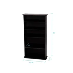 Drawbridge Multimedia Storage Rack Black - Atlantic 14 Drawbridge Multimedia Storage Rack Black - Atlantic -Lush Living Store GUEST ff9b4695 6b3b 4785 b193 460efdbba1e7