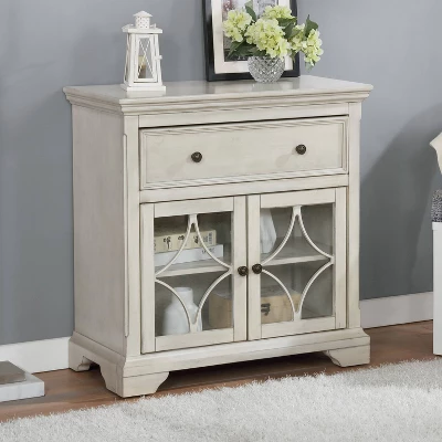 Evadra Hallway Cabinet Antique White - HOMES: Inside + Out 3 Evadra Hallway Cabinet Antique White - HOMES: Inside + Out