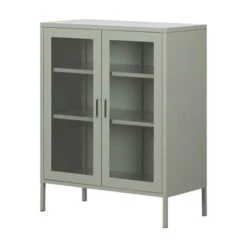 Crea Metal Mesh 2 Door Accent Cabinet - South Shore -Lush Living Store GUEST ffe7d3c7 a8c5 4056 b874 74ecd17e286c